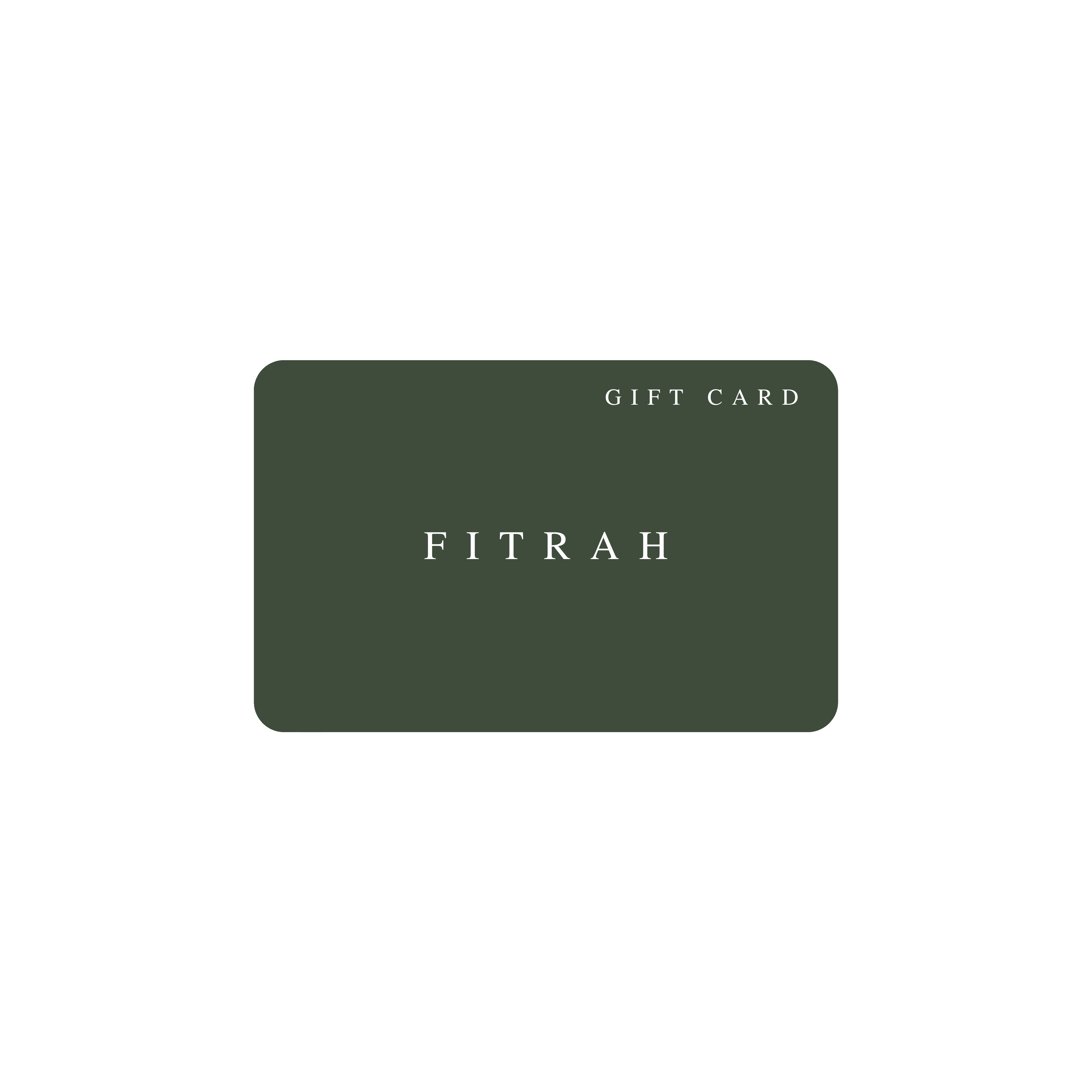 front image of fitrah gift card