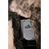 The First Revelation candle from Prophet Series collection in a cave