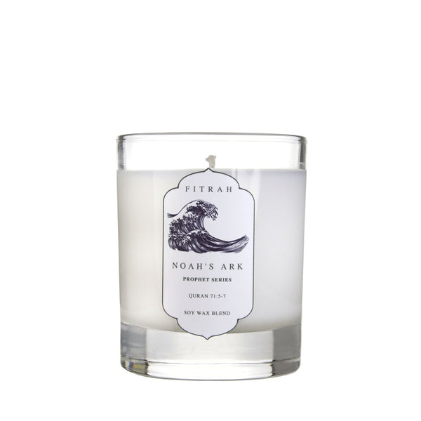 front view of Noahs ark candle from prophet series collection