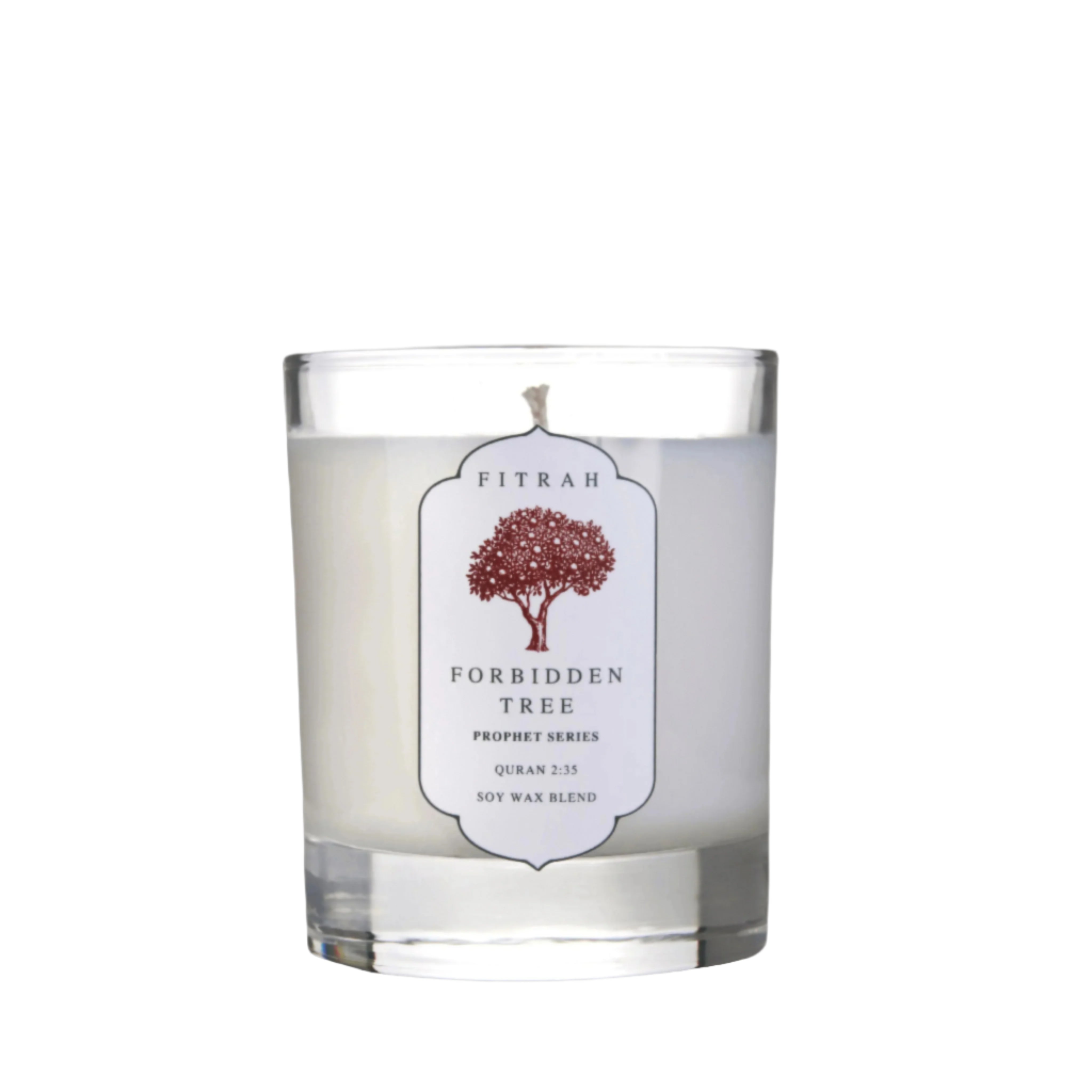 front view of forbidden tree candle from prophet series collection