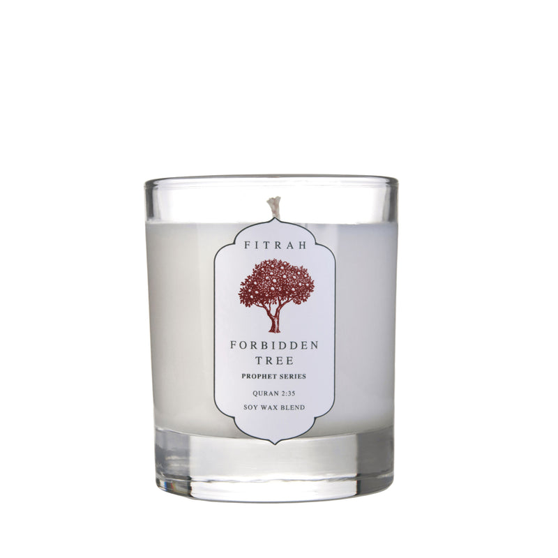 front view of forbidden tree candle from prophet series collection